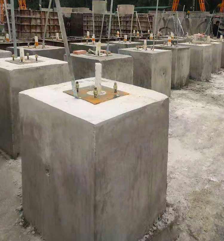 深圳市政混凝土路燈底座 水泥預制件定制