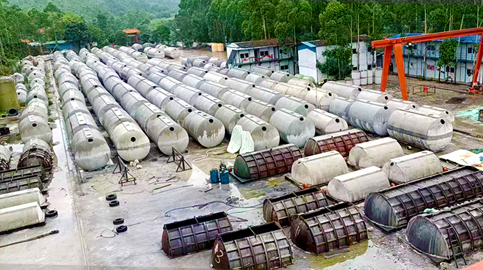 佛山禪城區(qū)50m3 100m3大型預(yù)制化糞池 水泥化糞池廠家